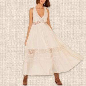 Free People Carla Maxi Dress - Ivory